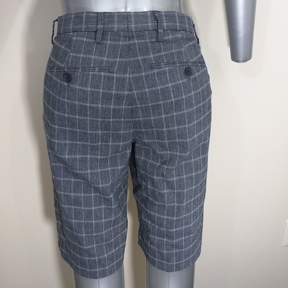 BOGO 🆓! Banana Republic Checkered Shorts Gray 30 - Picture 4 of 6